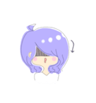 むらさきちゃん。（個別スタンプ：15）