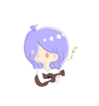 むらさきちゃん。（個別スタンプ：16）