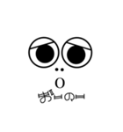 シンプルな顔文字！⌄̈⃝（個別スタンプ：6）