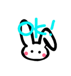 ウサギに見えるかな？2（個別スタンプ：7）