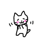 ゆるいしろねこくん（個別スタンプ：2）