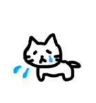 ゆるいしろねこくん（個別スタンプ：3）