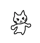 ゆるいしろねこくん（個別スタンプ：8）