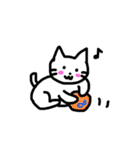 ゆるいしろねこくん（個別スタンプ：9）