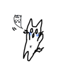 ゆるいしろねこくん（個別スタンプ：12）