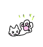 ゆるいしろねこくん（個別スタンプ：19）