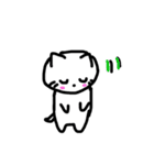 ゆるいしろねこくん（個別スタンプ：24）