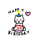 ゆるいしろねこくん（個別スタンプ：25）