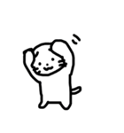 ゆるいしろねこくん（個別スタンプ：26）