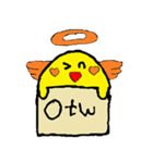 Cute orange Anglov（個別スタンプ：32）