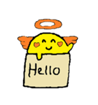 Cute orange Anglov（個別スタンプ：37）