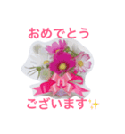 お花の写真スタンプ1（個別スタンプ：6）