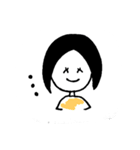 黒髪の女の子。（個別スタンプ：13）