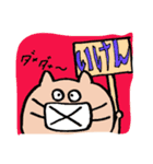 備後弁を使うポメラニアンです。（個別スタンプ：10）