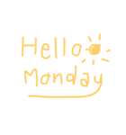 Hello Mondays（個別スタンプ：1）