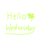 Hello Mondays（個別スタンプ：3）