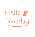 Hello Mondays（個別スタンプ：4）