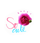 flower beautiful words（個別スタンプ：17）