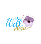 flower beautiful words（個別スタンプ：18）