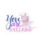 flower beautiful words（個別スタンプ：21）