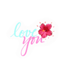 flower beautiful words（個別スタンプ：22）