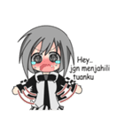 Pie Pixels girl（個別スタンプ：2）