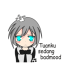 Pie Pixels girl（個別スタンプ：9）