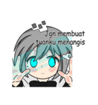 Pie Pixels girl（個別スタンプ：14）