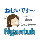 ピアノの毎日 日本語インドネシア語（個別スタンプ：37）