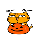 のびネコねこハウスのハロウィン（個別スタンプ：3）