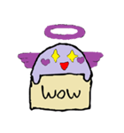 Cute purple Anglov（個別スタンプ：7）