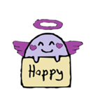 Cute purple Anglov（個別スタンプ：12）