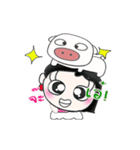 Miss. Hana. Love Pig.^_^（個別スタンプ：19）