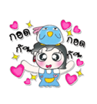 >>Miss. Yami. Love Bird.<<（個別スタンプ：7）