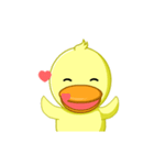 Little yellow duck（個別スタンプ：12）