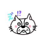 しろくろぶっち（個別スタンプ：2）