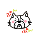 しろくろぶっち（個別スタンプ：3）
