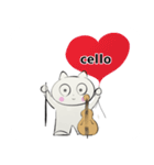 orchestra cello traditional Chinese（個別スタンプ：16）