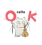 orchestra cello traditional Chinese（個別スタンプ：30）