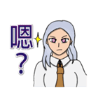 スーパー女神クラスの探偵-明月洋デビュー！（個別スタンプ：4）