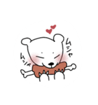謎の生物ファッファロとしろくまくん（個別スタンプ：10）