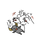 謎の生物ファッファロとしろくまくん（個別スタンプ：16）