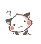 白黒ぬーこ。（個別スタンプ：10）