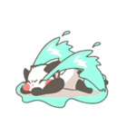 白黒ぬーこ。（個別スタンプ：24）