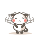 白黒ぬーこ。（個別スタンプ：26）