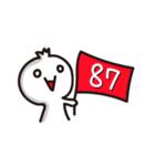 Emoticon-Little White(daily)（個別スタンプ：2）