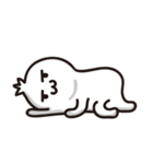 Emoticon-Little White(daily)（個別スタンプ：4）