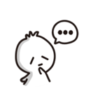 Emoticon-Little White(daily)（個別スタンプ：17）