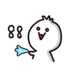 Emoticon-Little White(daily)（個別スタンプ：18）