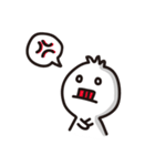 Emoticon-Little White(daily)（個別スタンプ：19）